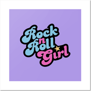 Rock N Roll Girl Posters and Art